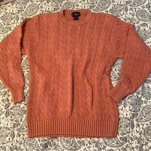 J. Crew Vintage 90’s 100% Cotton Cable Knit Sweater.